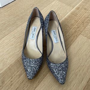 Jimmy Choo glitter heels. 100% authentic